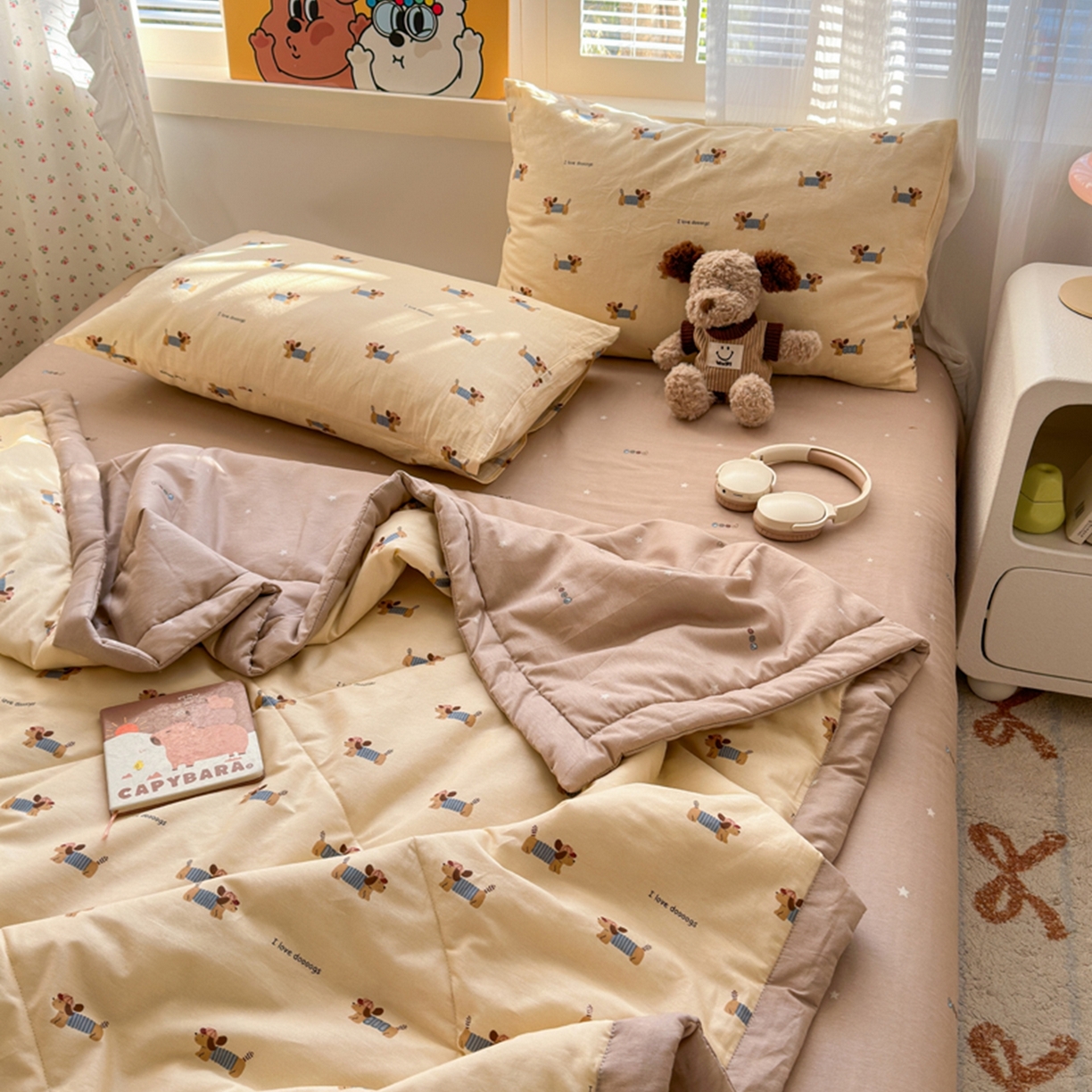 91家纺网 家纺一手货源 找家纺 （总）暖阳 2026新款印花款全棉棉花夏被夏凉被空调被