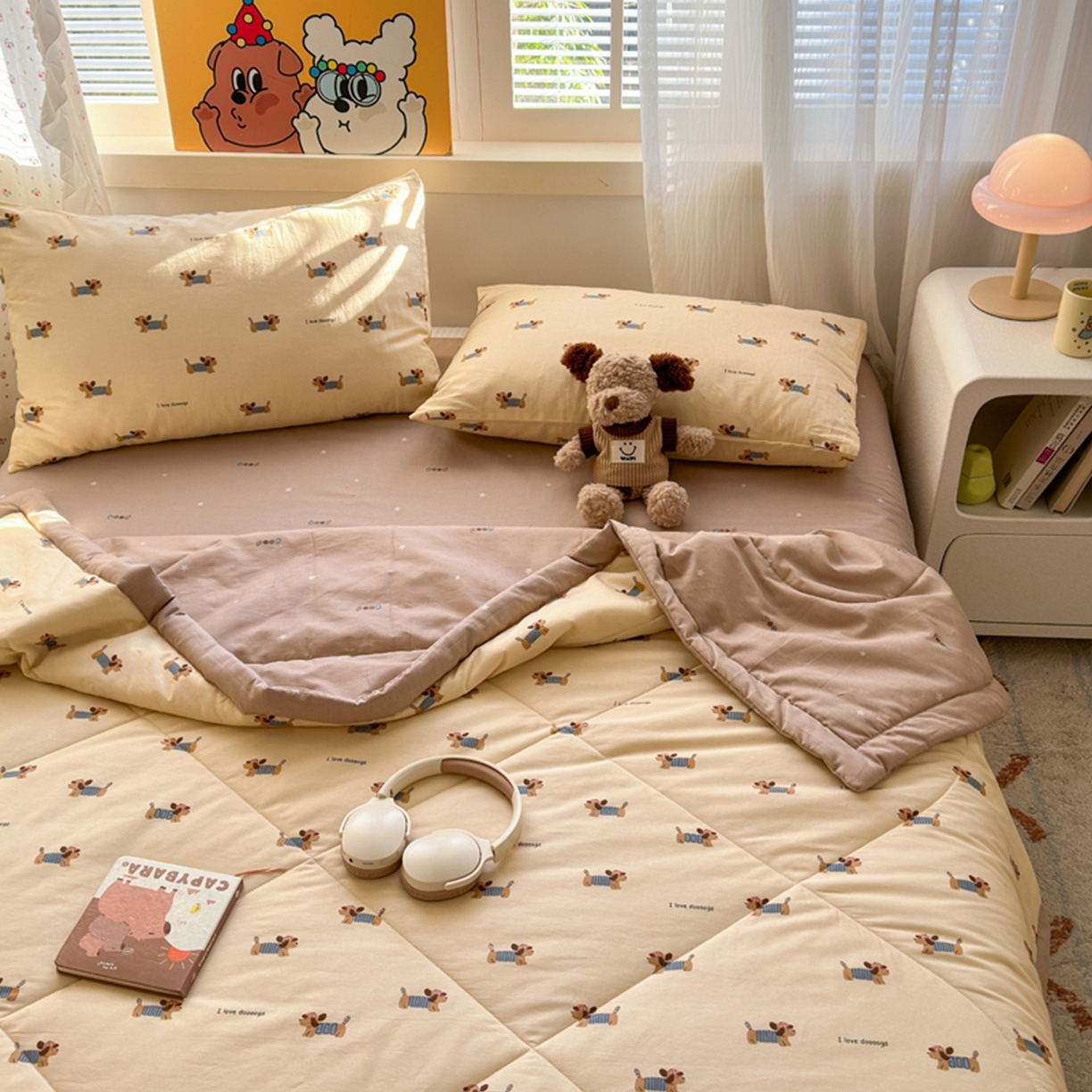 91家纺网 家纺一手货源 找家纺 （总）暖阳 2026新款印花款全棉棉花夏被夏凉被空调被