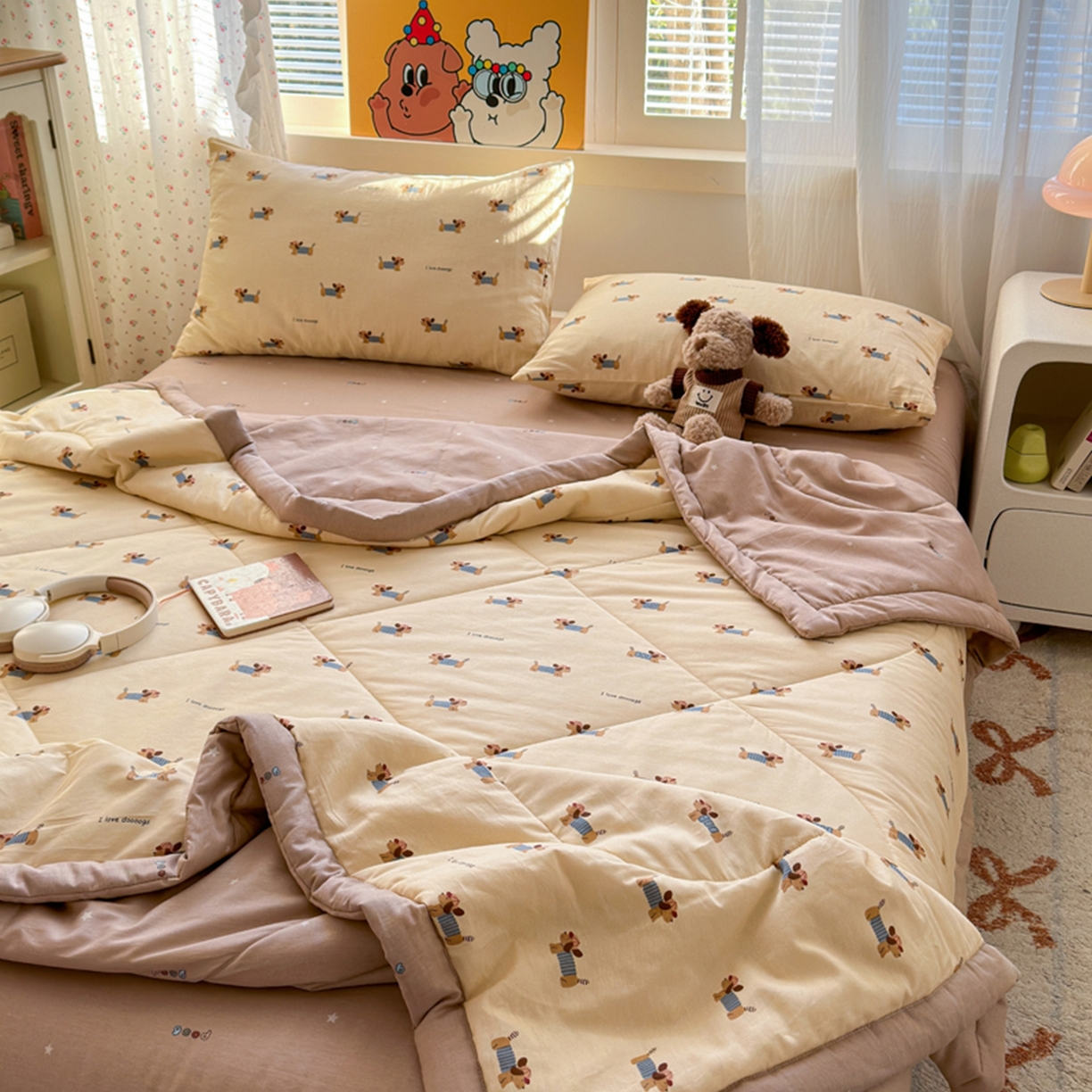 91家纺网 家纺一手货源 找家纺 （总）暖阳 2026新款印花款全棉棉花夏被夏凉被空调被