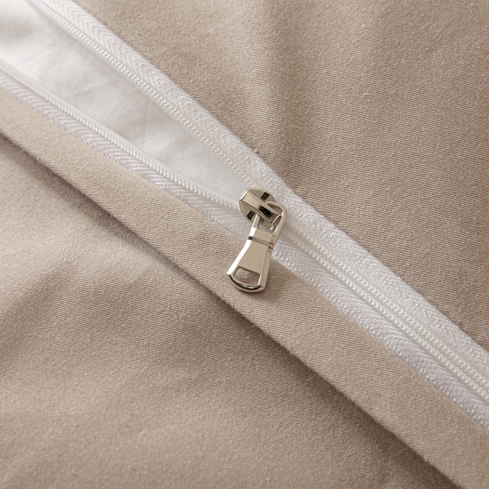 91家纺网 家纺一手货源 找家纺 禾时 2026春夏新品全棉立体浮雕提花双拼色四件套-繁花 裸粉-格调灰