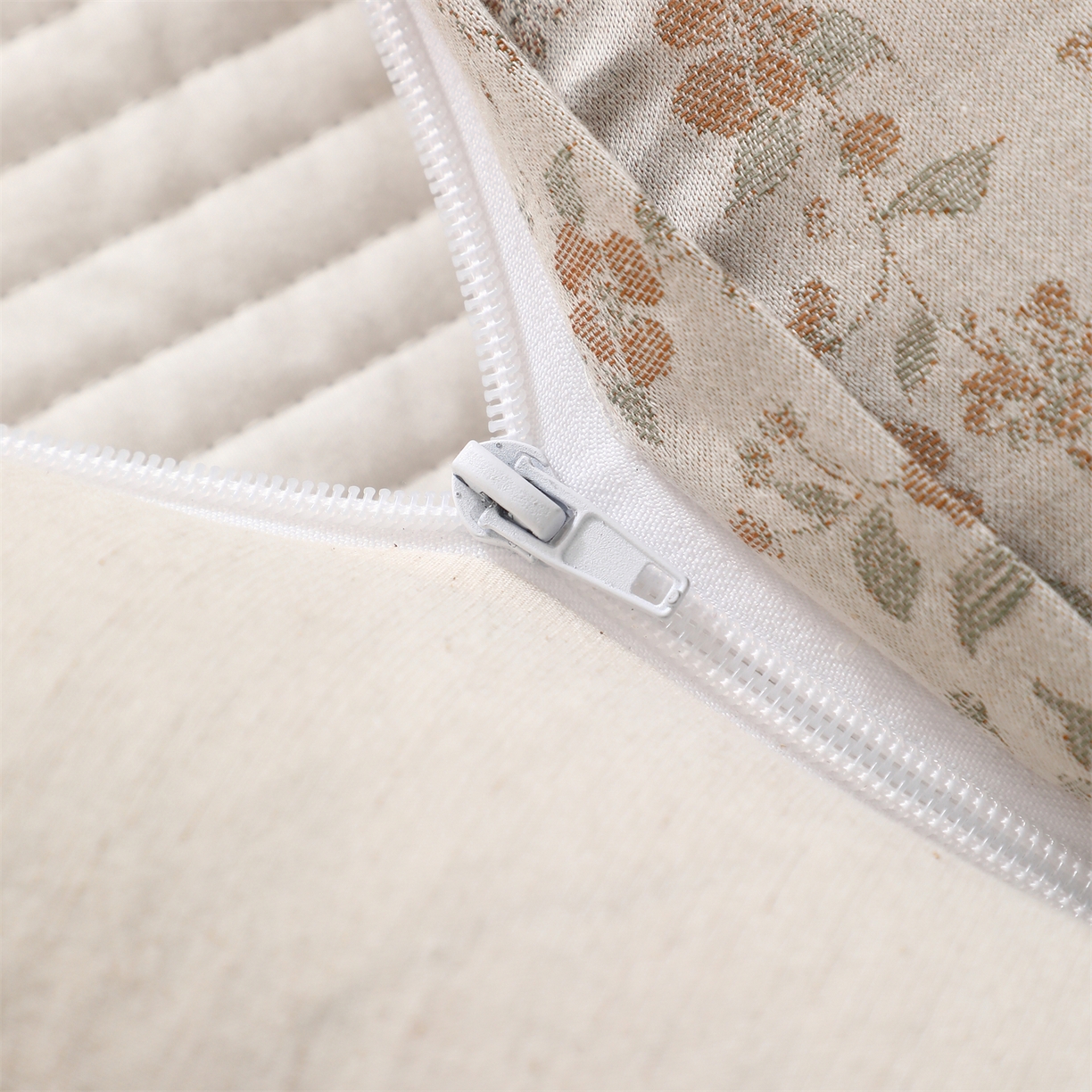 91家纺网 家纺一手货源 找家纺 芯洲 2026新款棉麻二合一组合可拆洗多功能两用荞麦枕枕头枕芯 春遇二合一-锈红