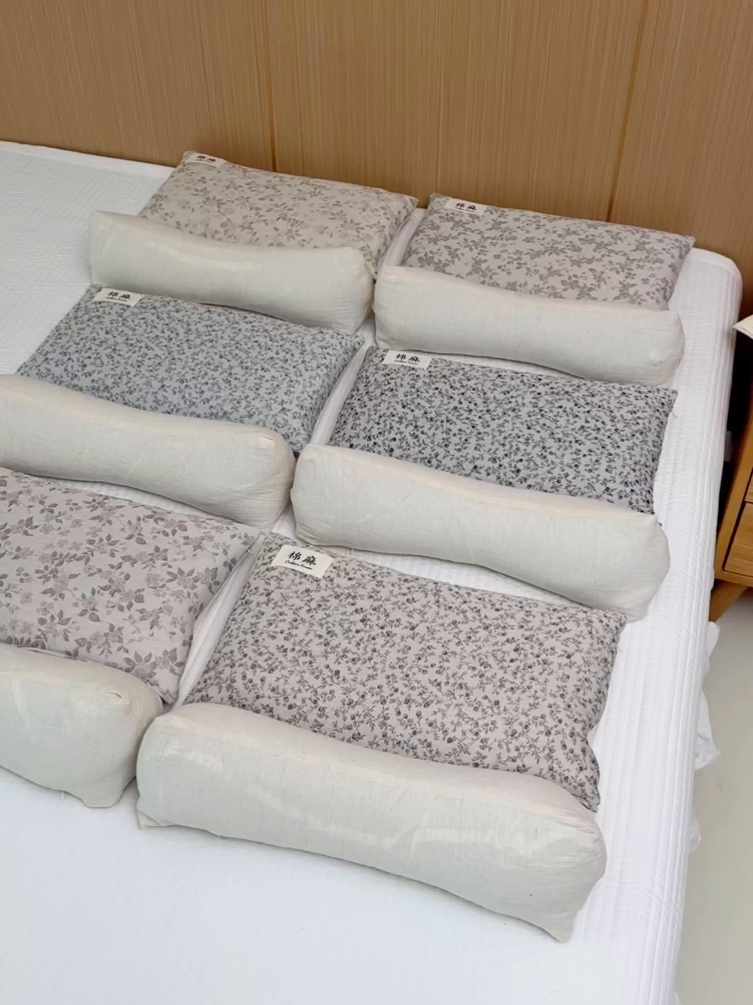 91家纺网 家纺一手货源 找家纺 （总）芯洲 2026新款棉麻二合一组合可拆洗多功能两用荞麦枕枕头枕芯