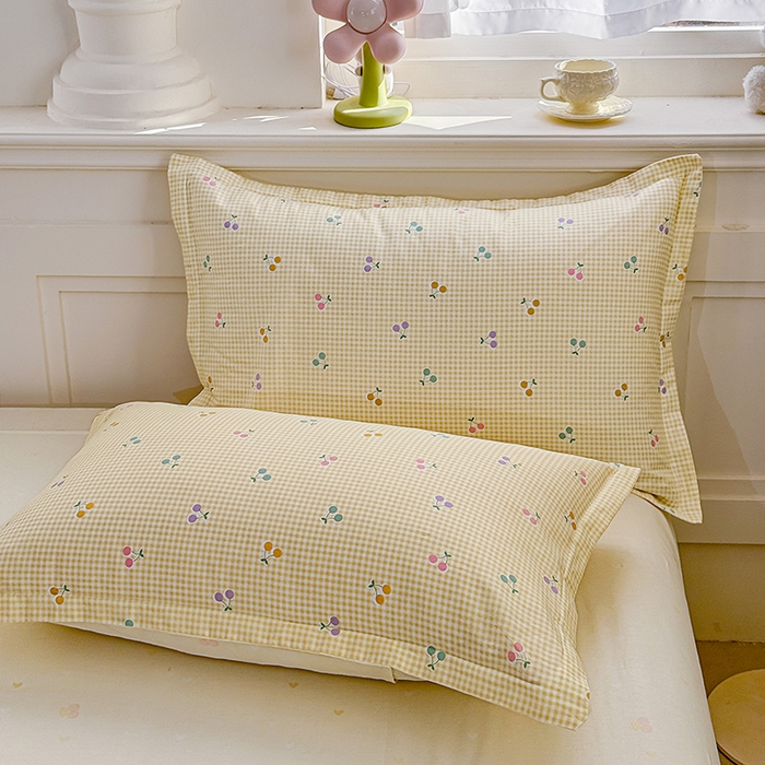 91家纺网 家纺一手货源 找家纺 佑金甜 2026新款精梳全棉印花单被套 奶油派