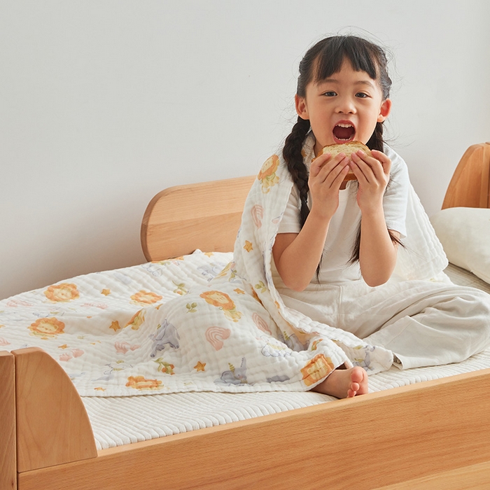 91家纺网 家纺一手货源 找家纺 （总）嗨生活 2026新款A类婴幼儿童夏凉空调被子浴巾六层纱布毛巾被纯棉办公室幼儿园午睡盖毯子