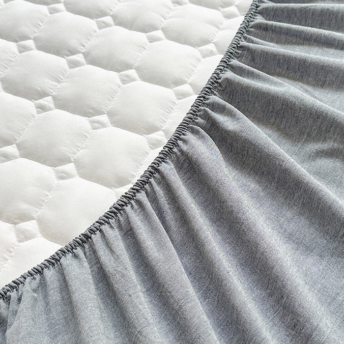 91家纺网 家纺一手货源 找家纺 犇牛仓储供应链 2026新款亲肤纯棉加厚床笠 彩色-安迪橘