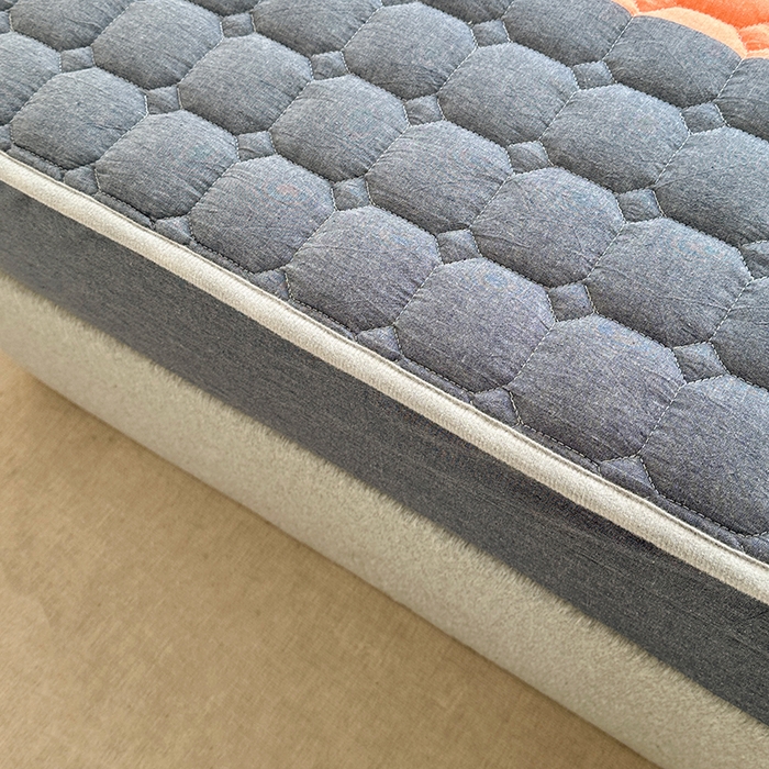 91家纺网 家纺一手货源 找家纺 犇牛仓储供应链 2026新款亲肤纯棉加厚床笠 彩色-安迪橘