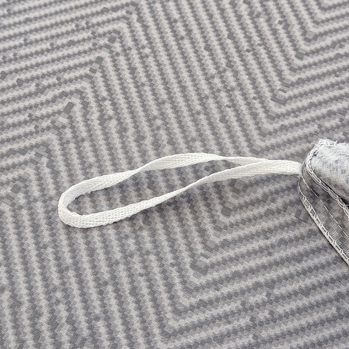 91家纺网 家纺一手货源 找家纺 佑金甜 2026新款精梳全棉印花单被套 雾感条纹