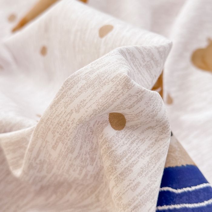 91家纺网 家纺一手货源 找家纺 佑金甜 2026新款精梳全棉印花单被套 小呆萌