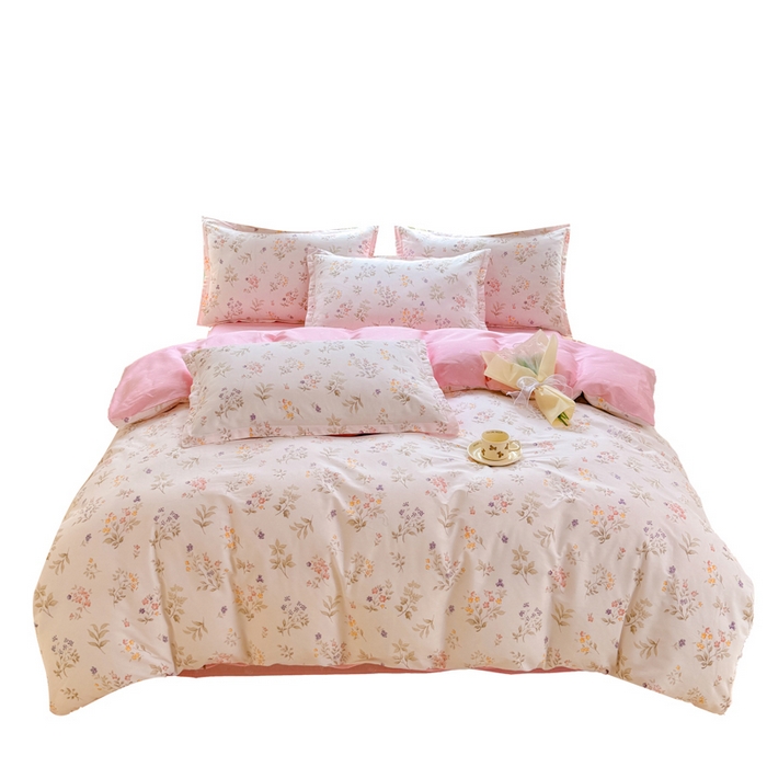 91家纺网 家纺一手货源 找家纺 佑金甜 2026新款精梳全棉印花单被套 小梨漫