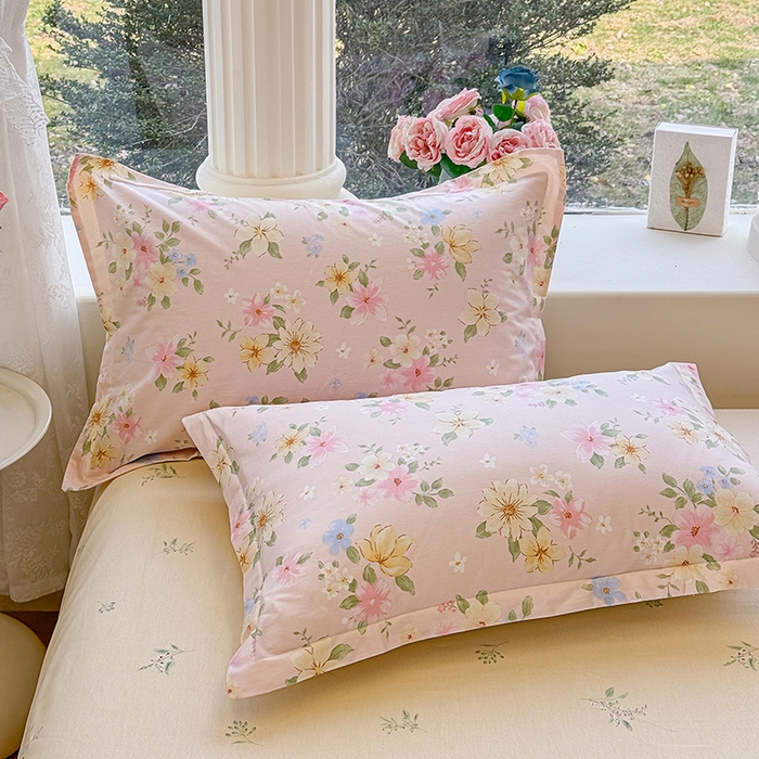 91家纺网 家纺一手货源 找家纺 佑金甜 2026新款精梳全棉印花单被套 星花漫