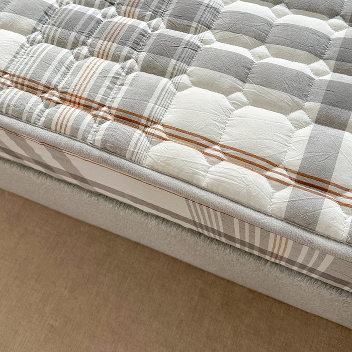 91家纺网 家纺一手货源 找家纺 犇牛仓储供应链 2026新款亲肤纯棉加厚床笠 时光灰色