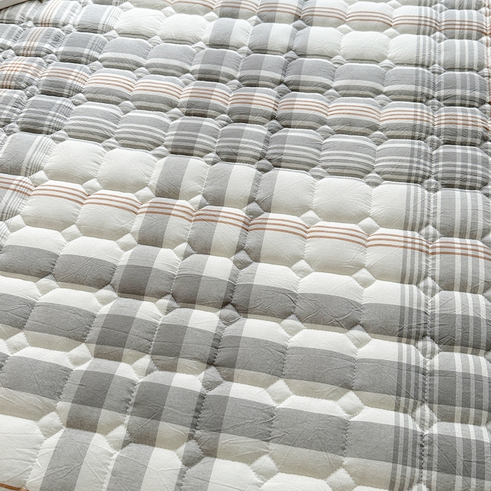 91家纺网 家纺一手货源 找家纺 犇牛仓储供应链 2026新款亲肤纯棉加厚床笠 时光灰色