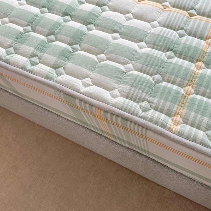 91家纺网 家纺一手货源 找家纺 犇牛仓储供应链 2026新款亲肤纯棉加厚床笠 时光浅蓝色