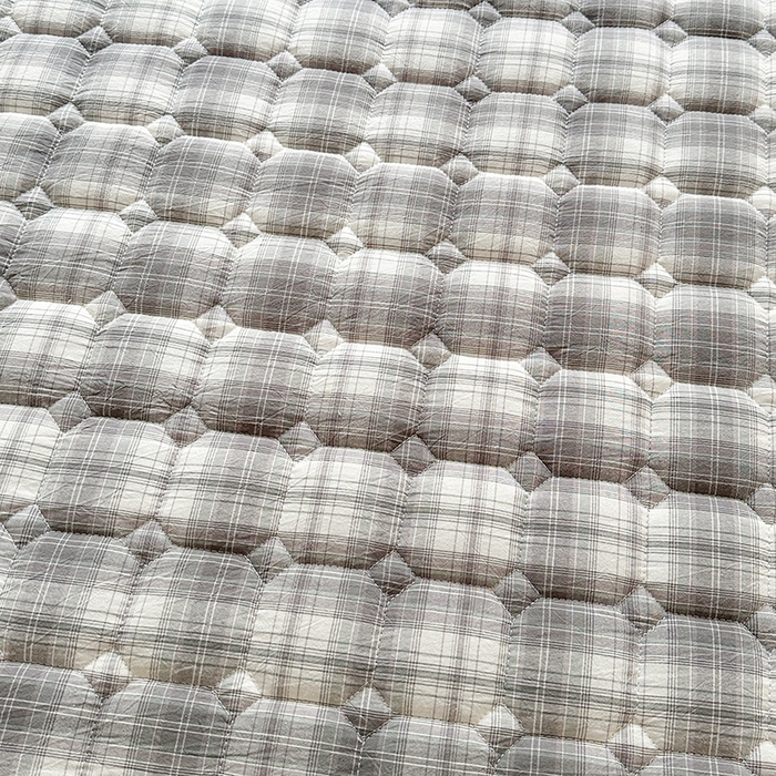 91家纺网 家纺一手货源 找家纺 犇牛仓储供应链 2026新款亲肤纯棉加厚床笠 时尚烟雨灰