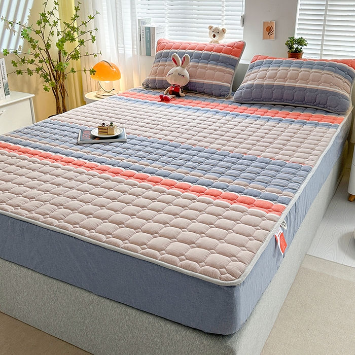 91家纺网 家纺一手货源 找家纺 犇牛仓储供应链 2026新款亲肤纯棉加厚床笠 新款-斯诺克