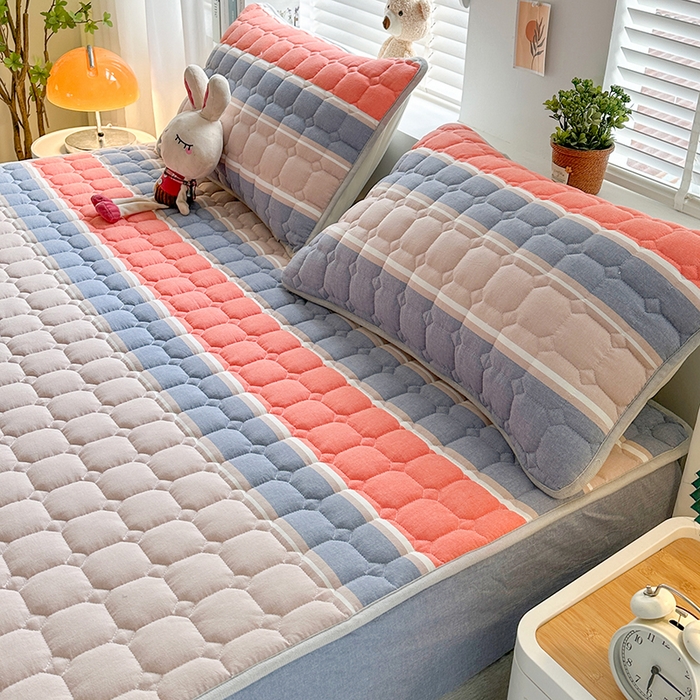 91家纺网 家纺一手货源 找家纺 犇牛仓储供应链 2026新款亲肤纯棉加厚床笠 新款-斯诺克