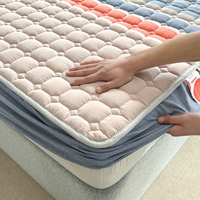 91家纺网 家纺一手货源 找家纺 犇牛仓储供应链 2026新款亲肤纯棉加厚床笠 新款-斯诺克