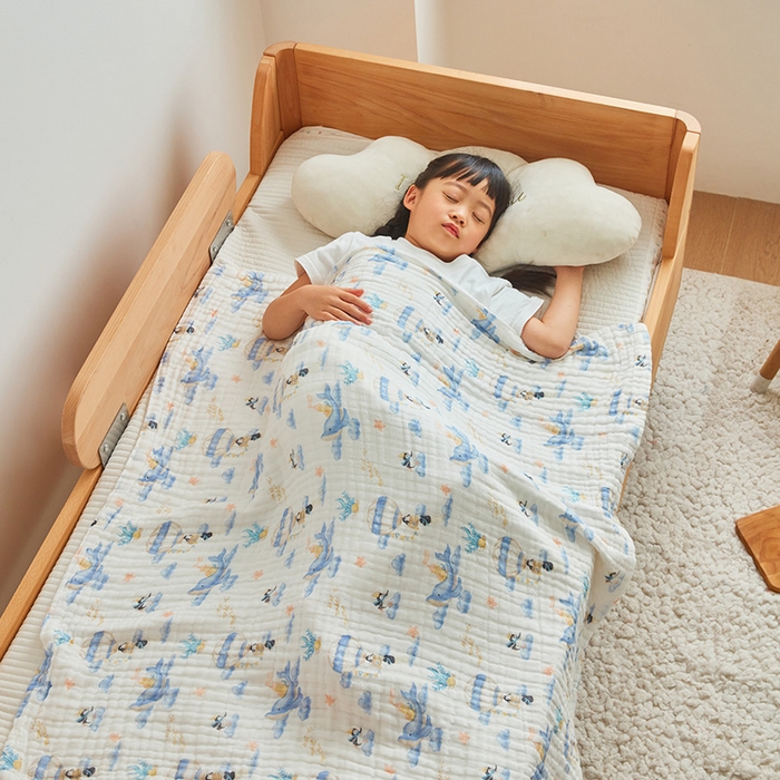 91家纺网 家纺一手货源 找家纺 嗨生活 2026新款A类婴幼儿童夏凉空调被子浴巾六层纱布毛巾被纯棉办公室幼儿园午睡盖毯子 奇妙世界