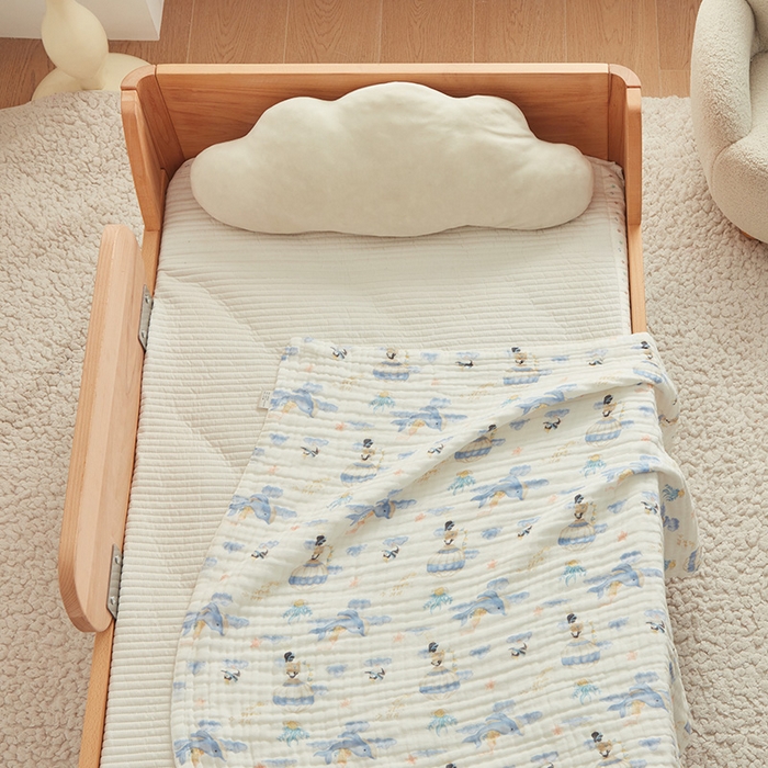 91家纺网 家纺一手货源 找家纺 嗨生活 2026新款A类婴幼儿童夏凉空调被子浴巾六层纱布毛巾被纯棉办公室幼儿园午睡盖毯子 奇妙世界