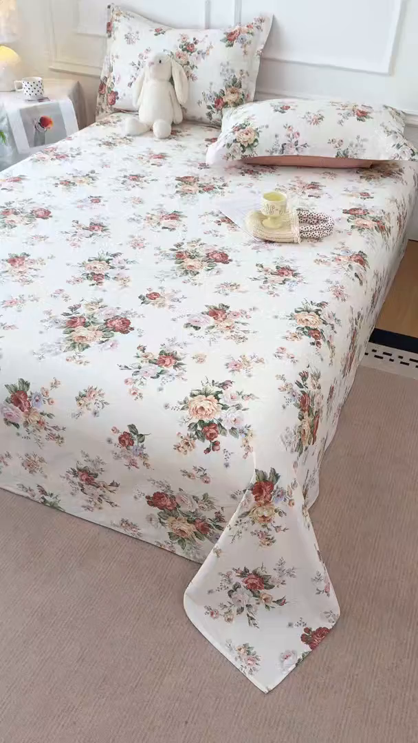 91家纺网 家纺一手货源 找家纺 （总）壹贝家纺 2026新款全棉喷气印花床单系列