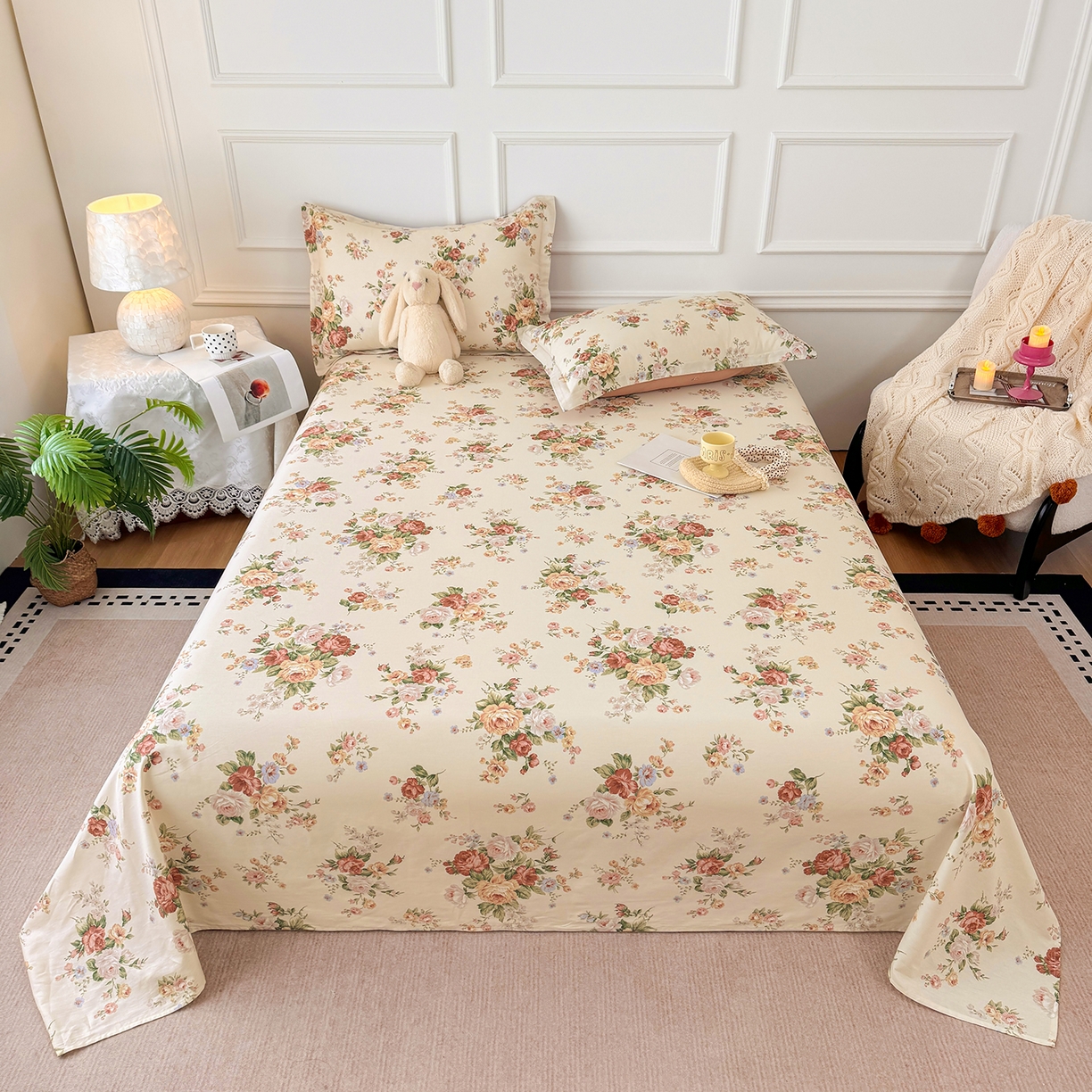 （总）壹贝家纺 2026新款全棉喷气印花床单系列