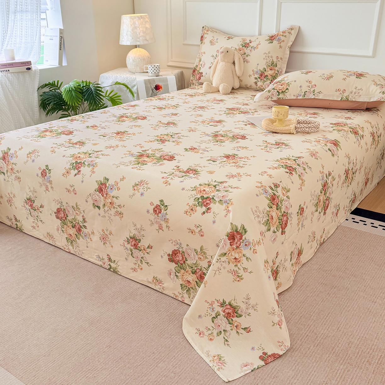 91家纺网 家纺一手货源 找家纺 （总）壹贝家纺 2026新款全棉喷气印花床单系列