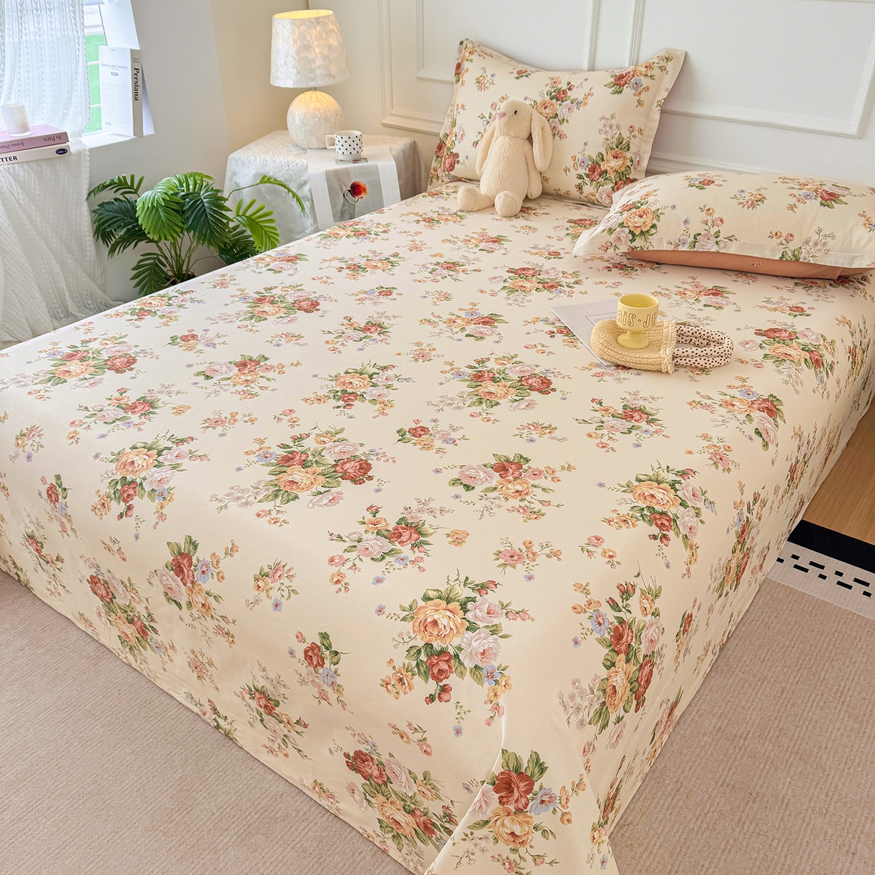 91家纺网 家纺一手货源 找家纺 （总）壹贝家纺 2026新款全棉喷气印花床单系列