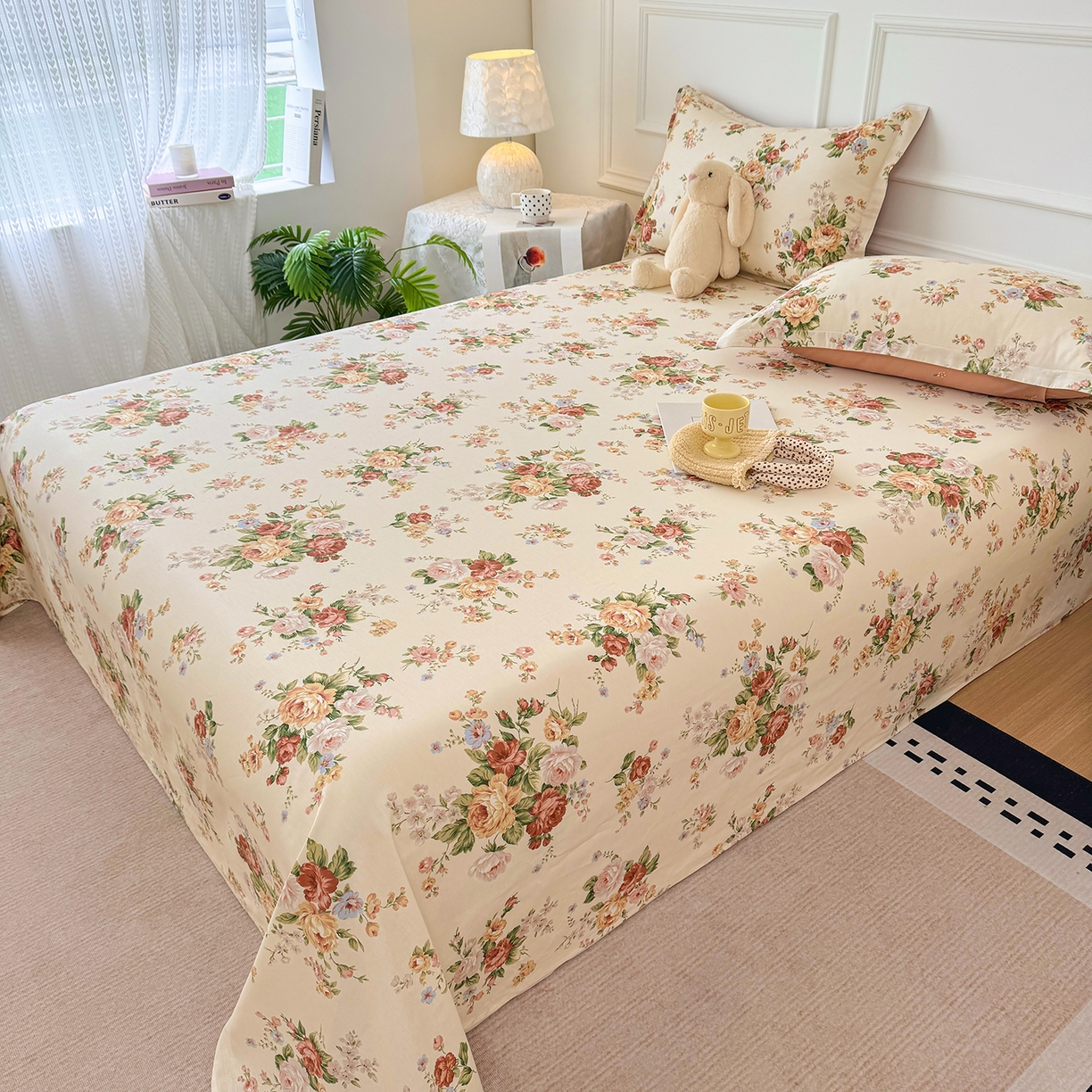 91家纺网 家纺一手货源 找家纺 （总）壹贝家纺 2026新款全棉喷气印花床单系列