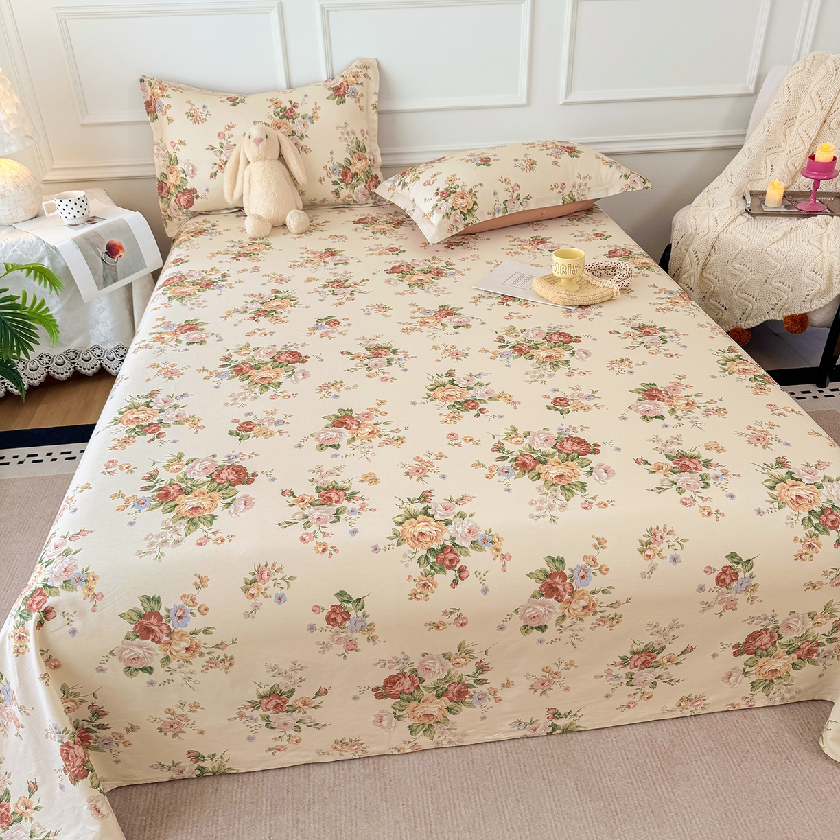 91家纺网 家纺一手货源 找家纺 （总）壹贝家纺 2026新款全棉喷气印花床单系列