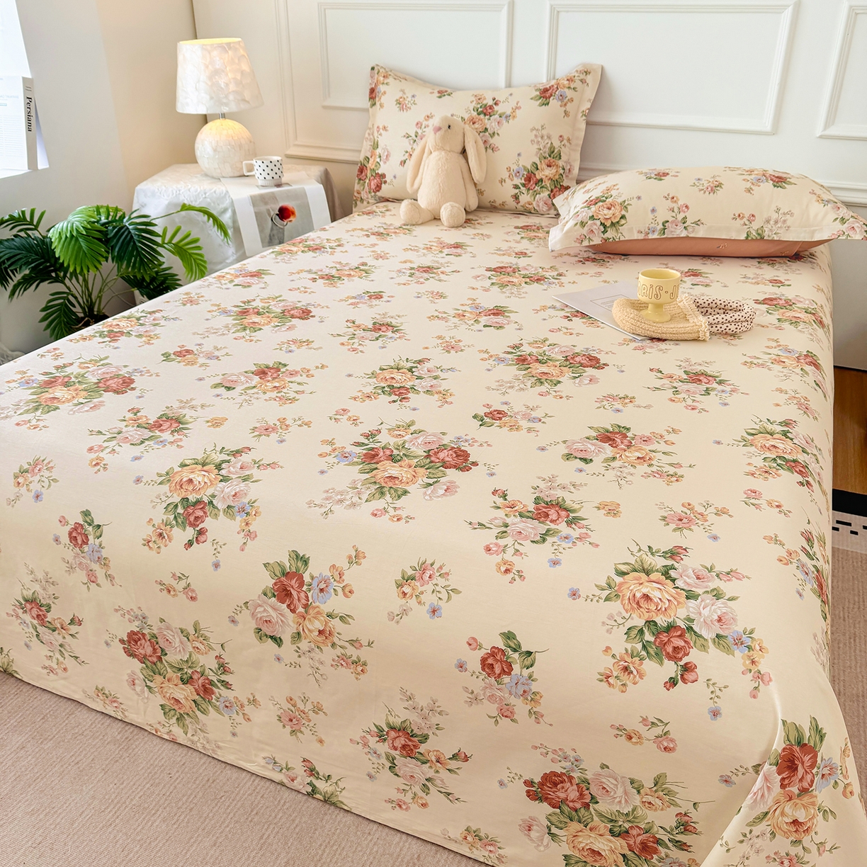 91家纺网 家纺一手货源 找家纺 （总）壹贝家纺 2026新款全棉喷气印花床单系列