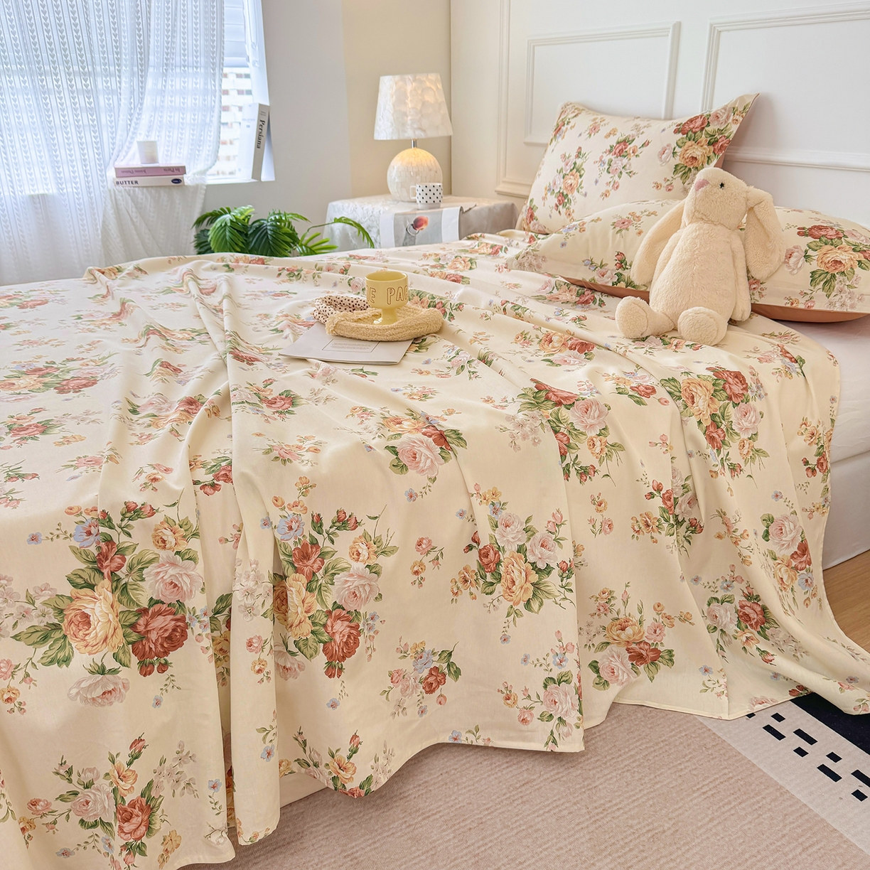 91家纺网 家纺一手货源 找家纺 （总）壹贝家纺 2026新款全棉喷气印花床单系列