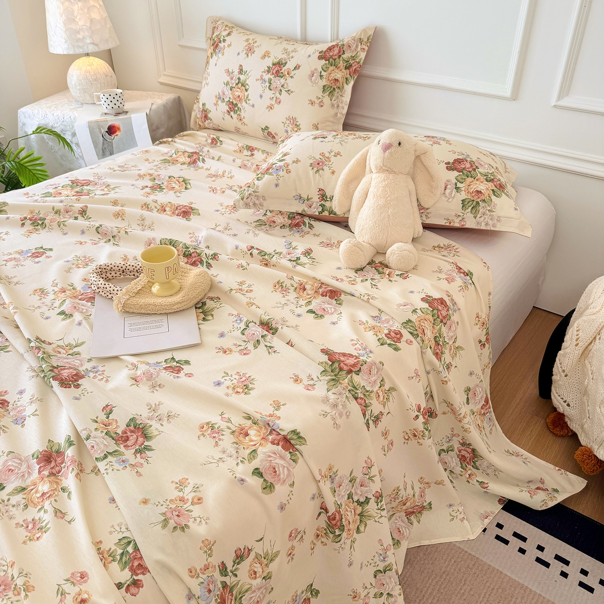 91家纺网 家纺一手货源 找家纺 （总）壹贝家纺 2026新款全棉喷气印花床单系列