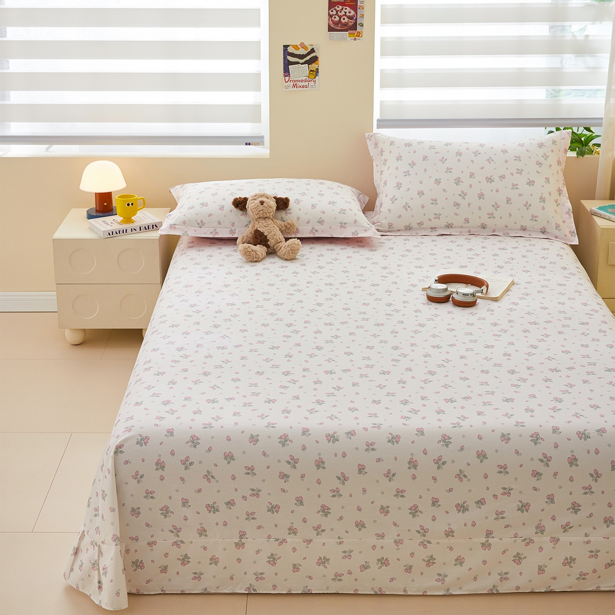 91家纺网 家纺一手货源 找家纺 （总）元元家居（元元被业） 2026新款全棉13372套件及单品【印花款】-单床单