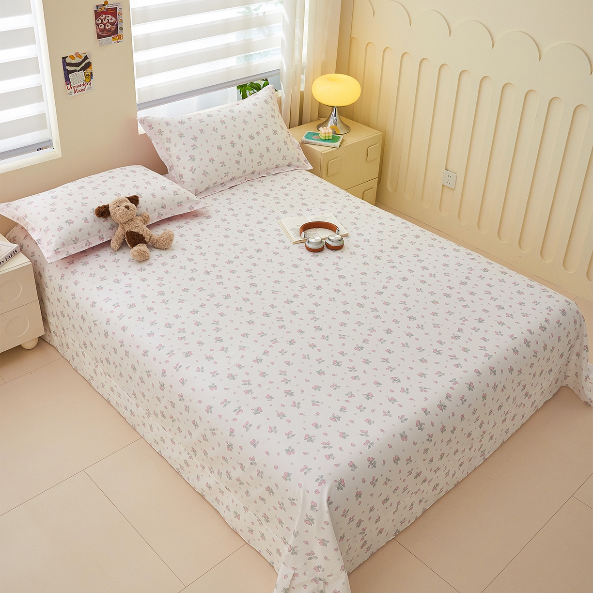 91家纺网 家纺一手货源 找家纺 （总）元元家居（元元被业） 2026新款全棉13372套件及单品【印花款】-单床单