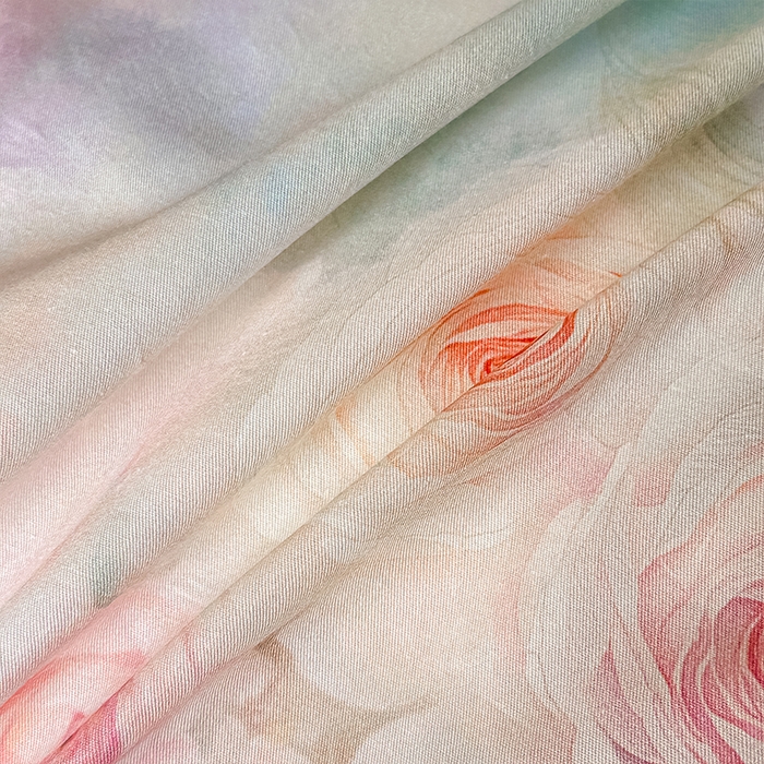 91家纺网 家纺一手货源 找家纺 格里芬家纺 2026新款全棉精梳棉韩系花边款印花四件套 波西娅-粉