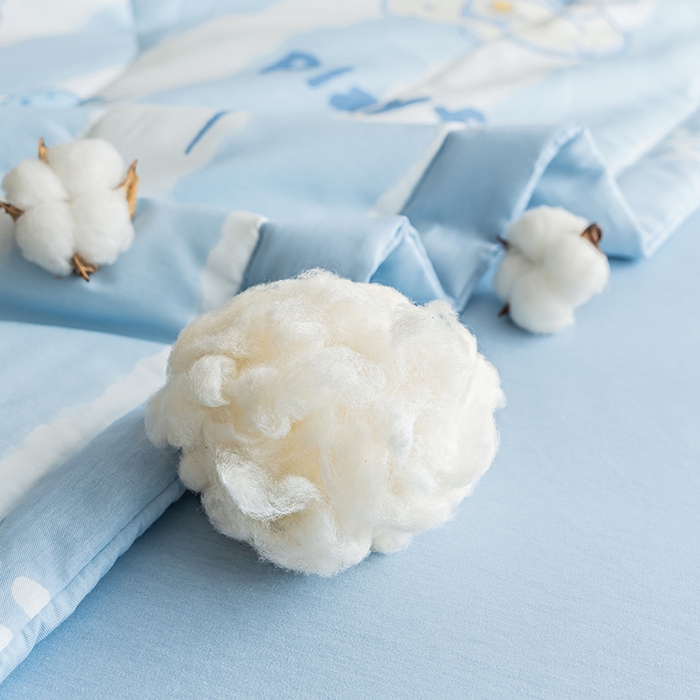 91家纺网 家纺一手货源 找家纺 （总）暖阳 【同款地板价】2026年新款全棉印花棉花夏被四件套被子被芯