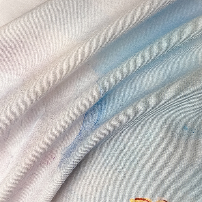 91家纺网 家纺一手货源 找家纺 格里芬家纺 2026新款全棉精梳棉韩系花边款印花四件套 蝶舞飞扬