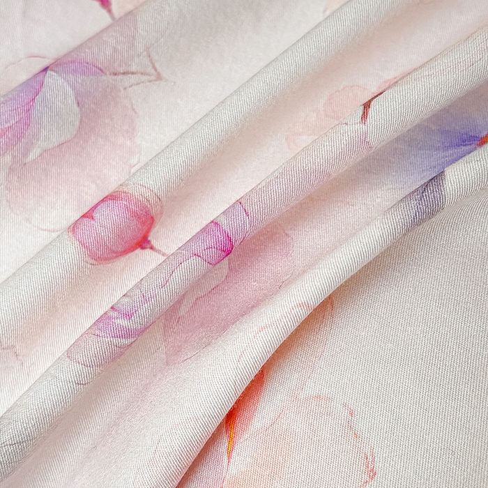 91家纺网 家纺一手货源 找家纺 格里芬家纺 2026新款全棉精梳棉韩系花边款印花四件套 清岚-粉紫