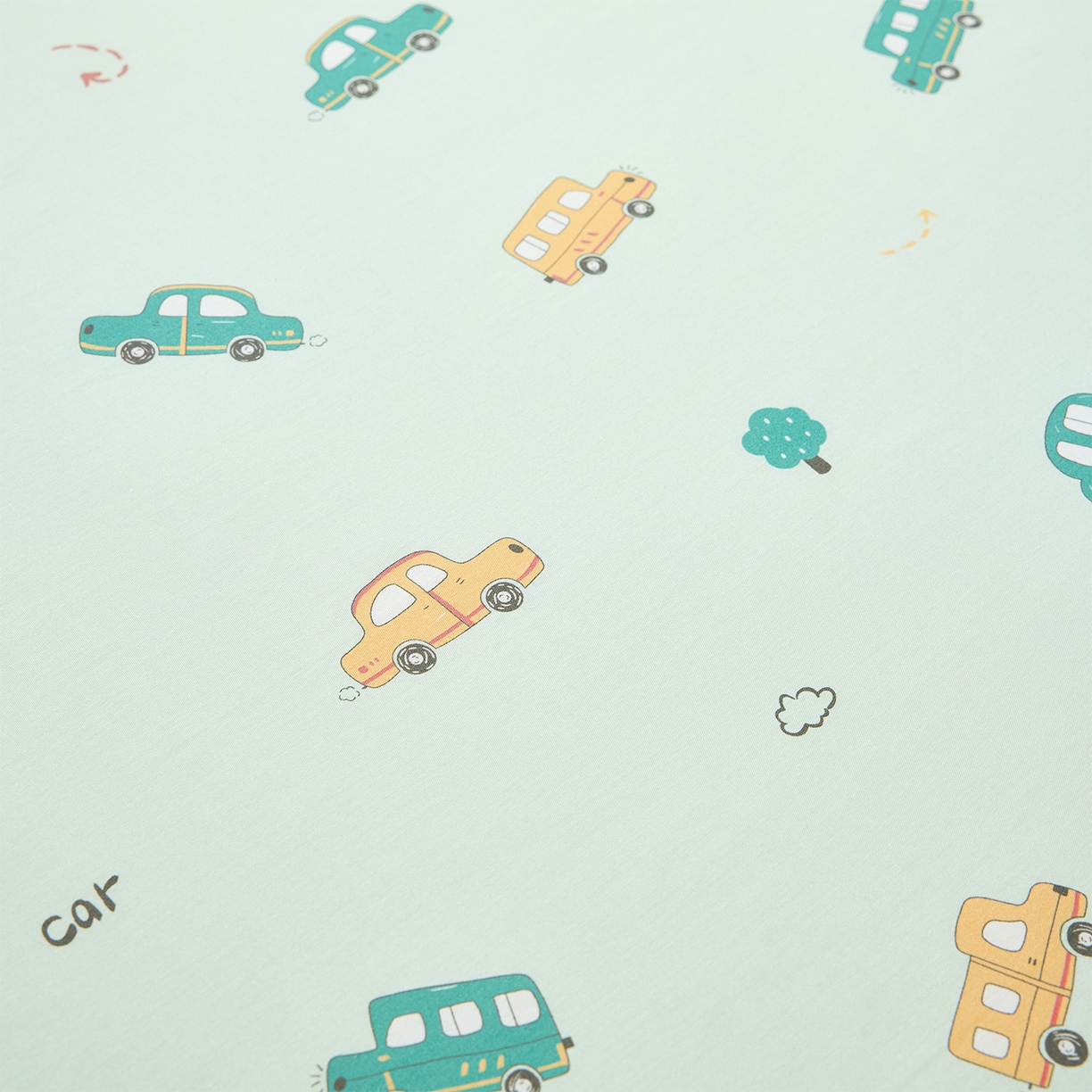 91家纺网 家纺一手货源 找家纺 元元家居（元元被业） 2026新款全棉13372套件及单品【印花款】-单床单 嘟嘟城