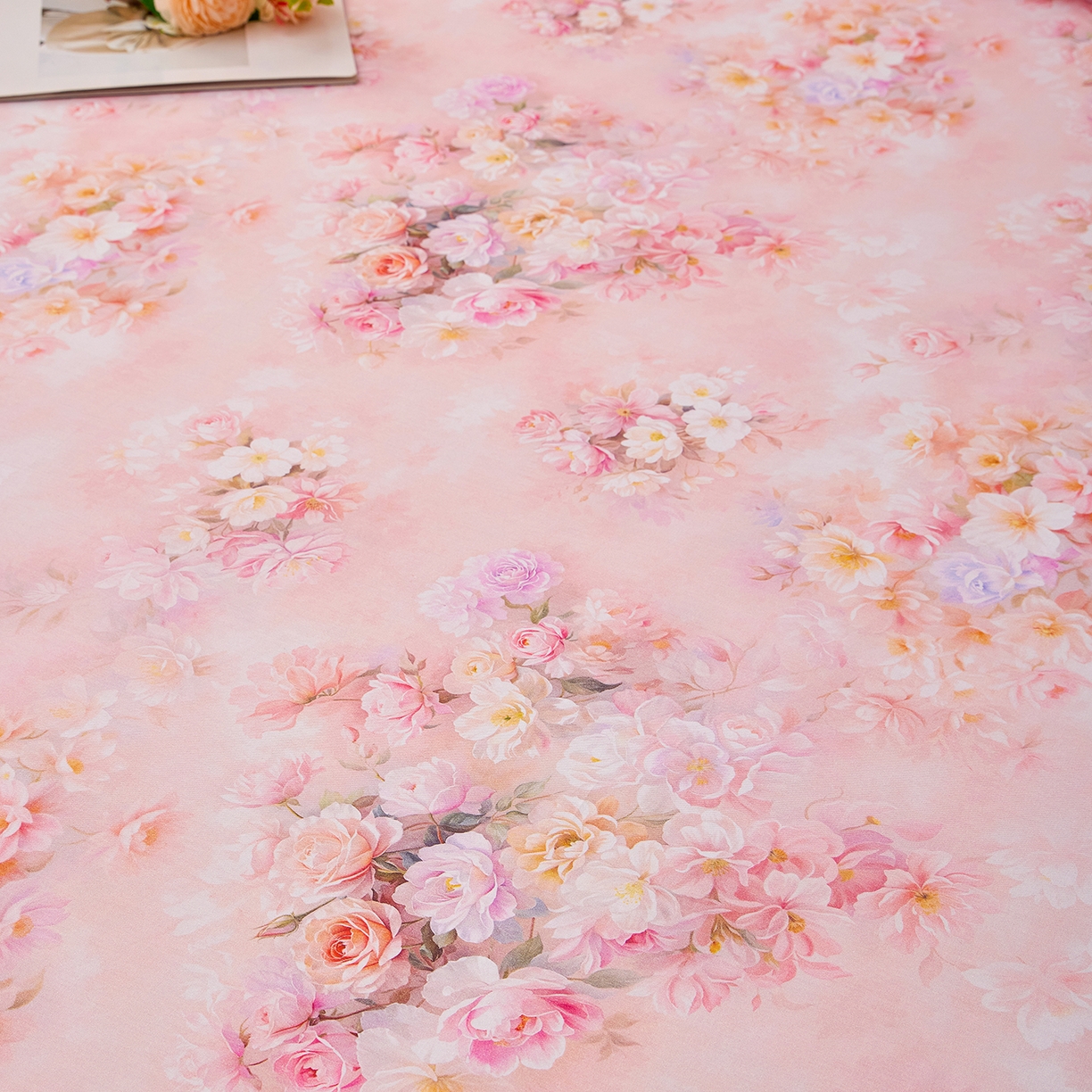 91家纺网 家纺一手货源 找家纺 元元家居（元元被业） 2026新款全棉13372套件及单品【印花款】-单床单 芳菲