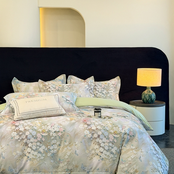 91家纺网 家纺一手货源 找家纺 （总）棠颂家纺 2026新款全棉陶瓷磨毛数码印花四件套（控价不低于150元）