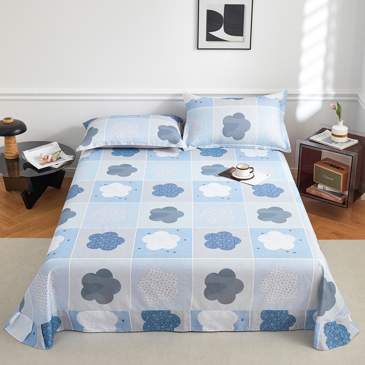 元元家居（元元被业） 2026新款全棉13372套件及单品【印花款】-单床单 非凡