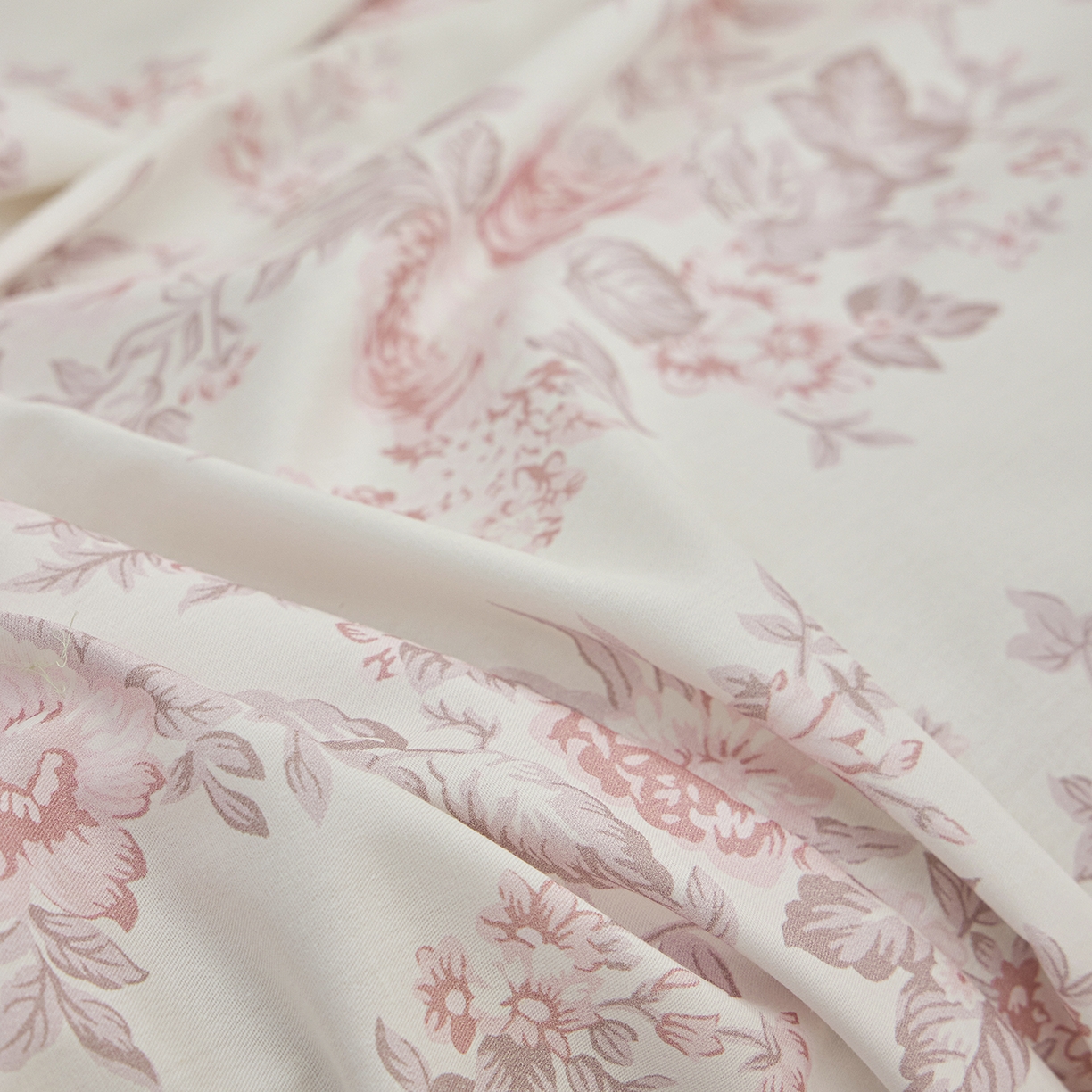 91家纺网 家纺一手货源 找家纺 元元家居（元元被业） 2026新款全棉13372套件及单品【印花款】-单床单 芙尔