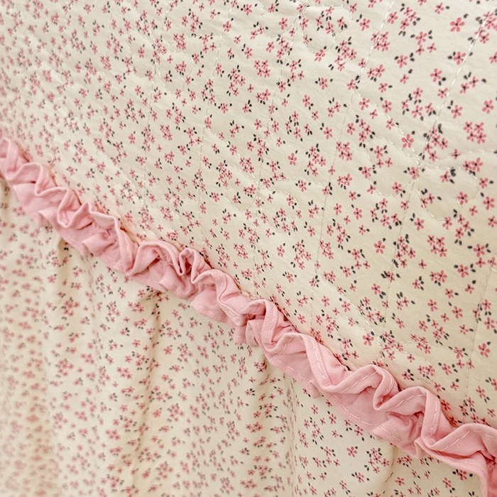 91家纺网 家纺一手货源 找家纺 （总）苏米娜家纺SUMINA 2026新款春夏超柔云朵棉床盖款四件套-艾洛花园系列