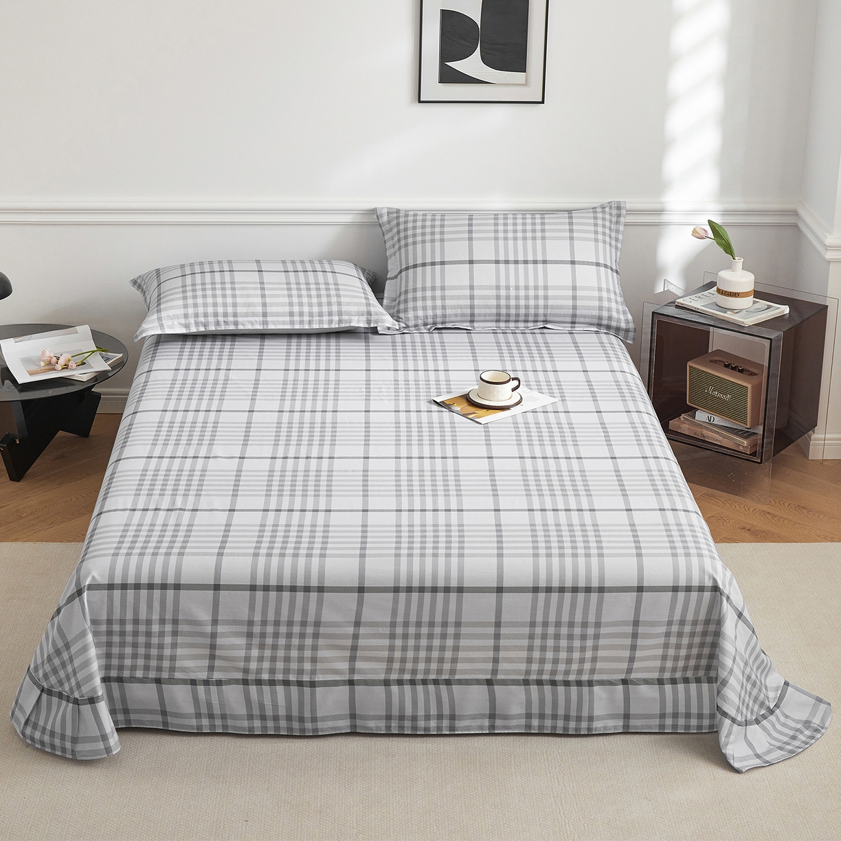 元元家居（元元被业） 2026新款全棉13372套件及单品【印花款】-单床单 格调