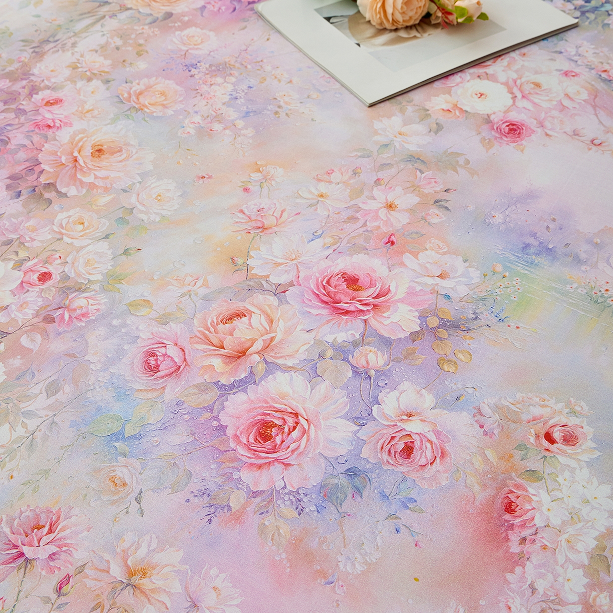 91家纺网 家纺一手货源 找家纺 元元家居（元元被业） 2026新款全棉13372套件及单品【印花款】-单床单 红颜