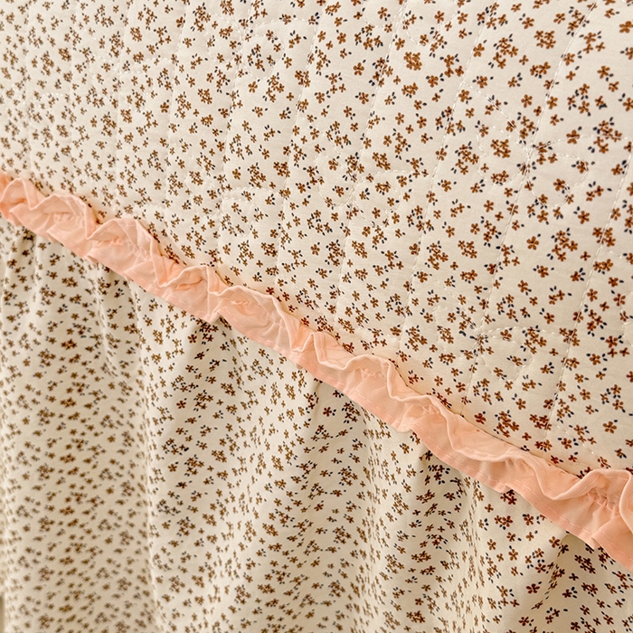 91家纺网 家纺一手货源 找家纺 苏米娜家纺SUMINA 2026新款春夏超柔云朵棉床盖款四件套-艾洛花园系列 艾洛花园-玫瑰金