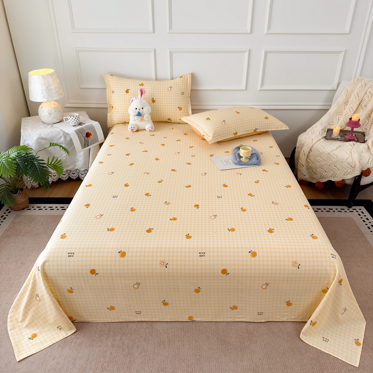 91家纺网 家纺一手货源 找家纺 （总）壹贝家纺 2026新款全棉喷气印花床单系列