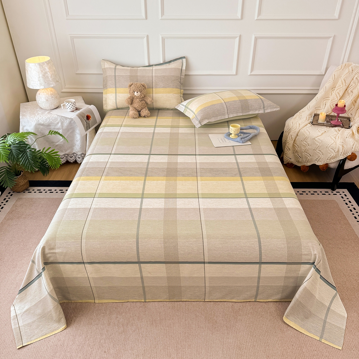 91家纺网 家纺一手货源 找家纺 （总）壹贝家纺 2026新款全棉喷气印花床单系列