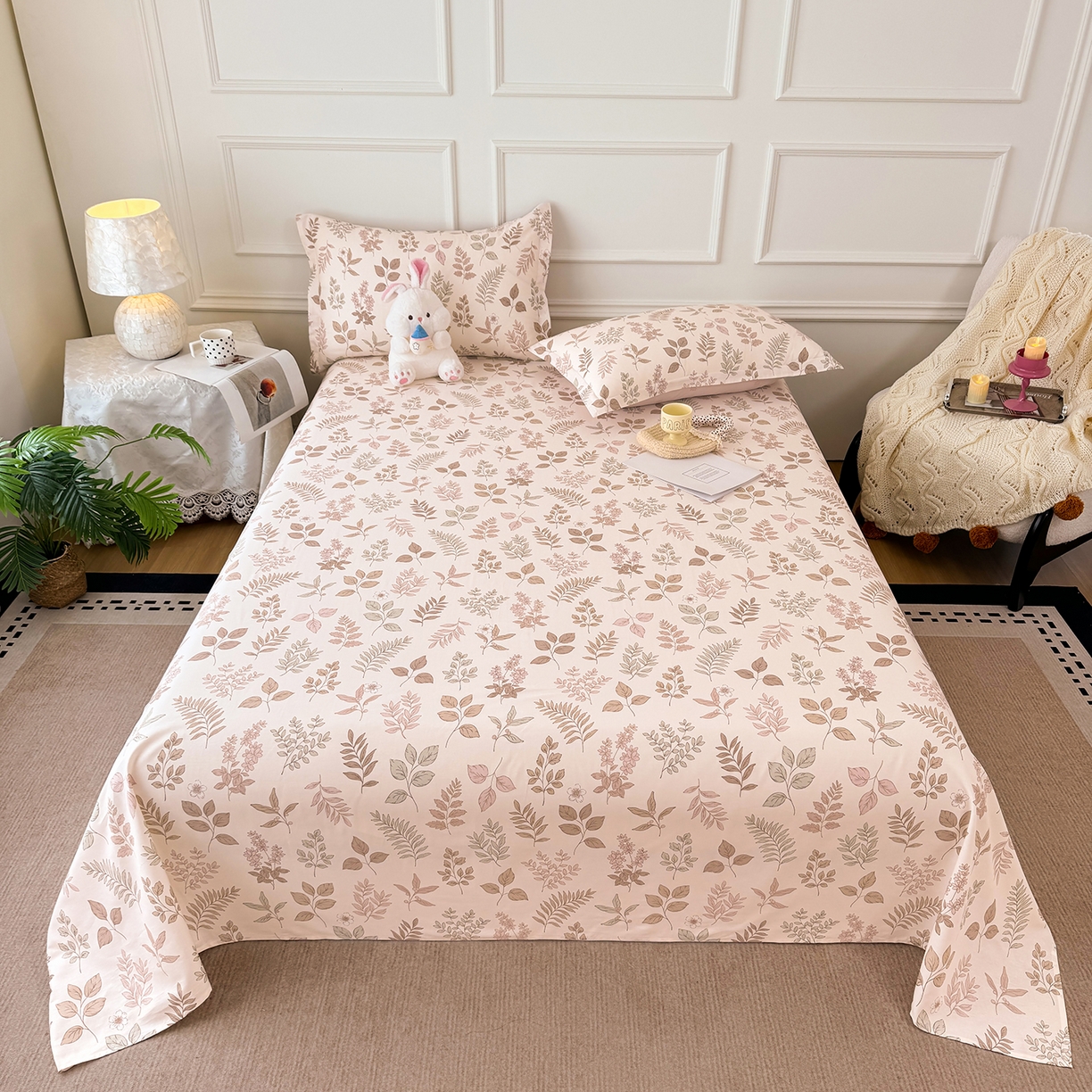 91家纺网 家纺一手货源 找家纺 （总）壹贝家纺 2026新款全棉喷气印花床单系列